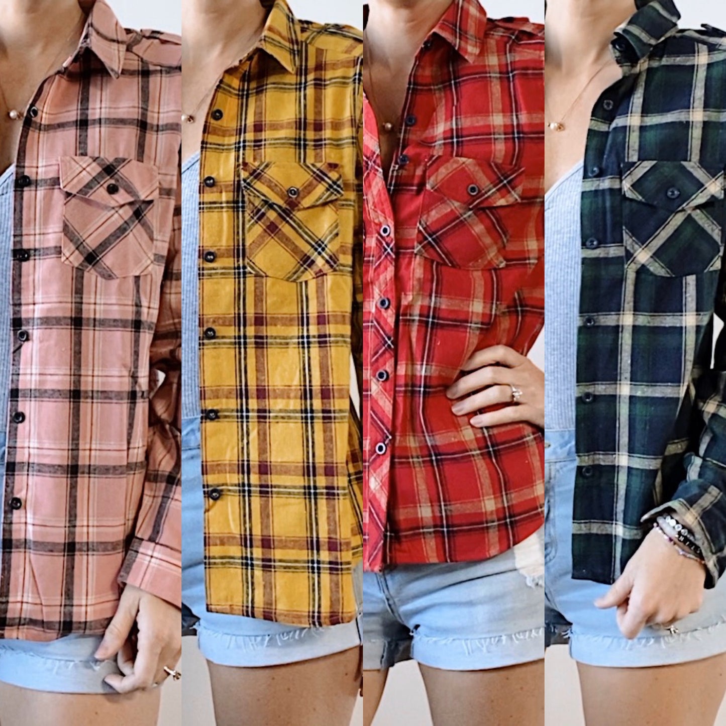 Plaid Button Down • SIZE SMALL
