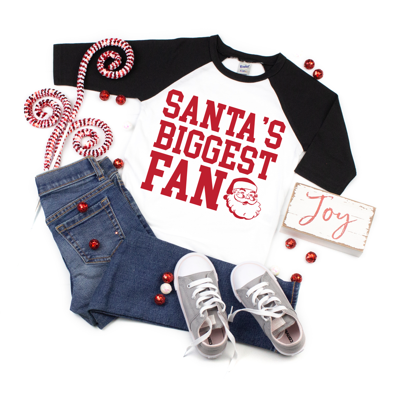 Santa's Biggest Fan • Raglan