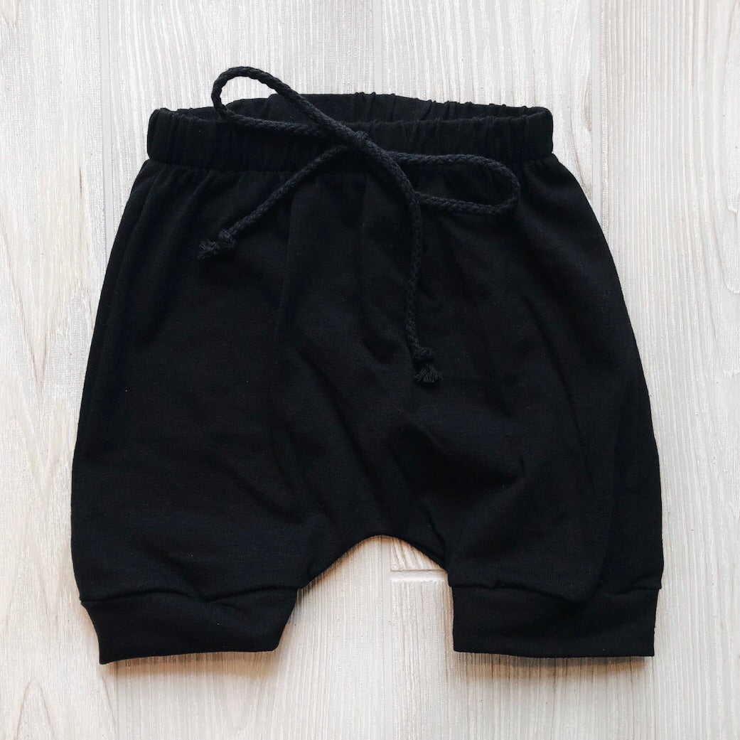 Basic Black Shorts • Harem