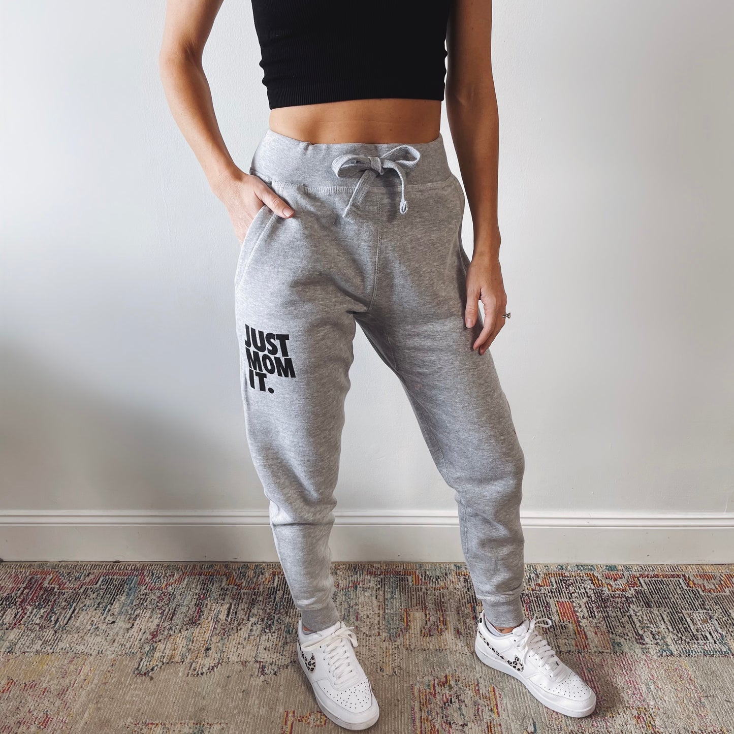 Just Mom It • Gray Joggers