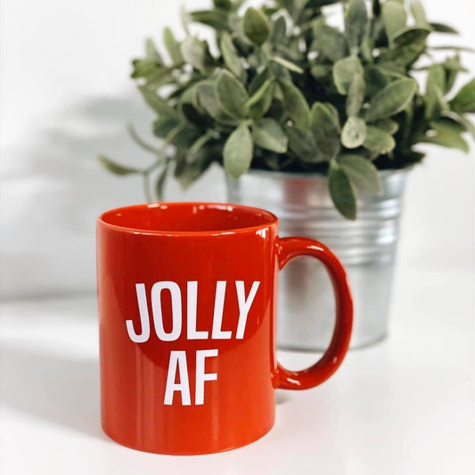 Jolly AF (and fun) • Mug (Slightly Flawed)