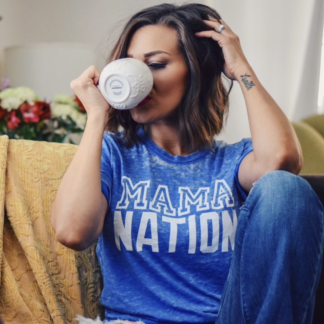 Mama Nation • Royal Acid Tee