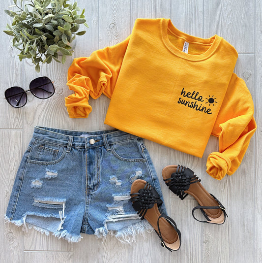 Hello Sunshine • Golden Pullover