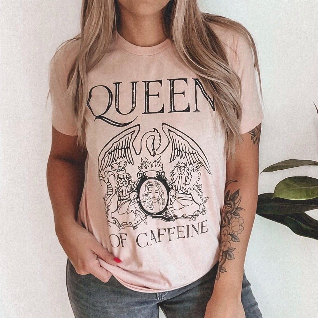 Queen • Peach Tee