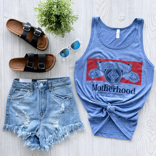 Queen of Everything • Blue Unisex Tank