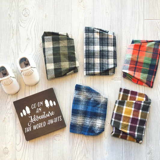 Mixed Plaid • Kids Scarves