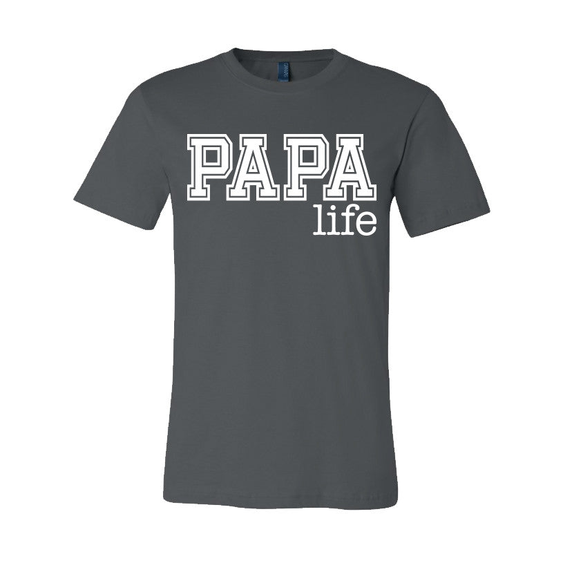 Papa Life • Gray Tee – River Babe Threads